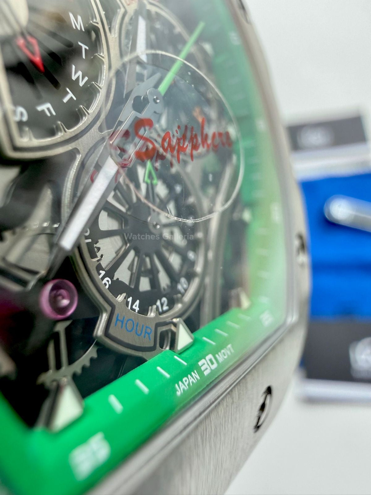 Pagani Design Tonneau Calendar Quartz PDys012 (Green) Pagani Design in Pakistan