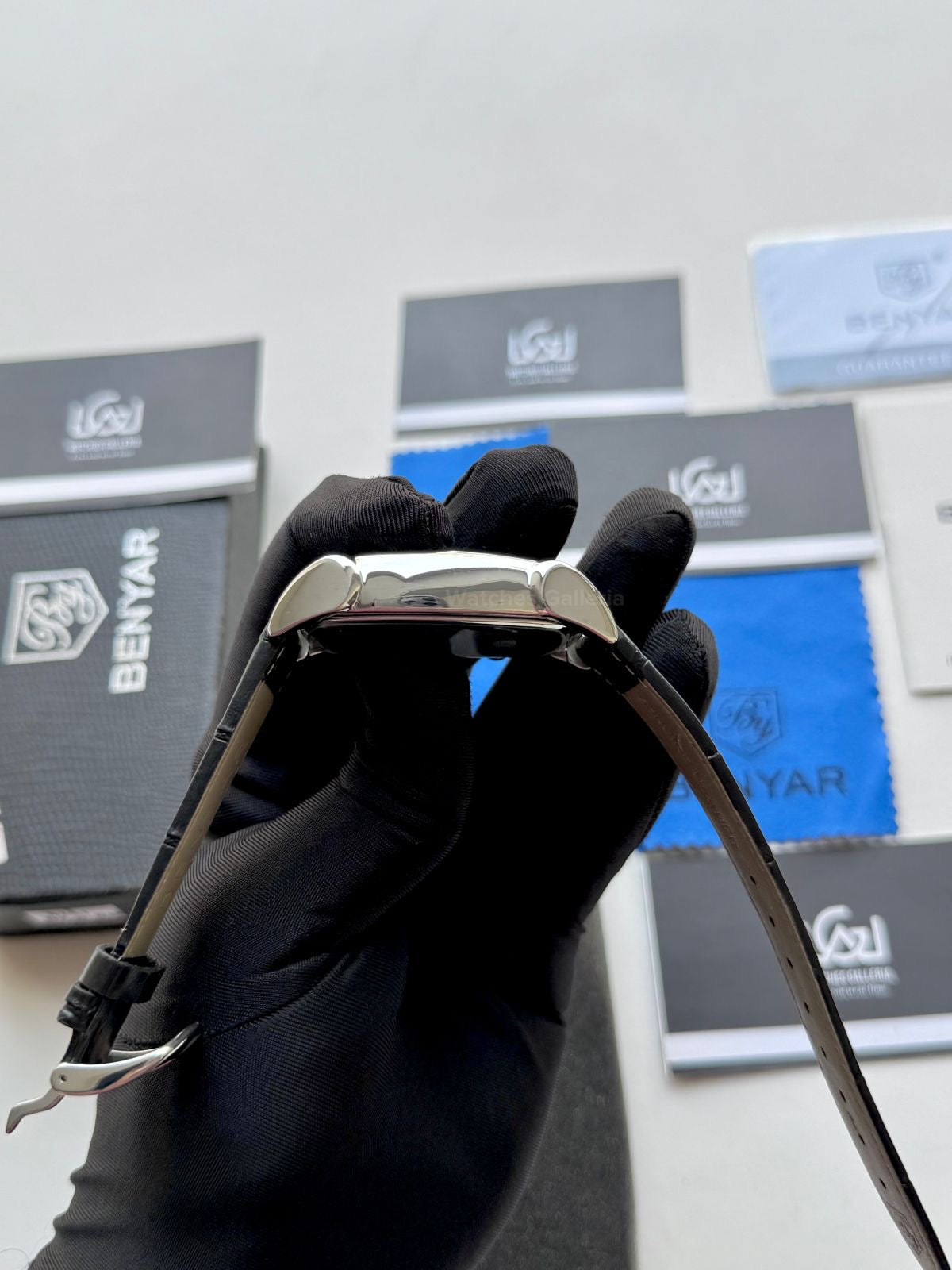 Benyar BY5113 Square Chronograph (Black/Silver) Benyar Watch Pakistan