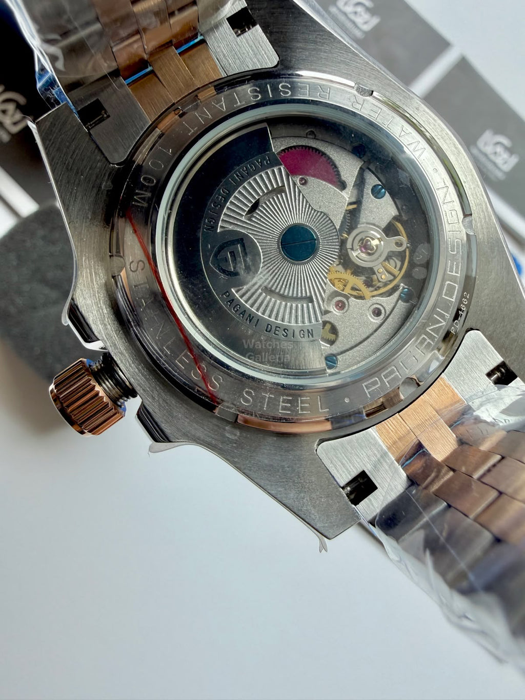 Pagani Design PD1662 GMT Master II Rootbeer Jubilee Limited Edition Automatic Watch | DG5833 GMT | Sapphire Crystal | 100M Waterproof | Pakistan