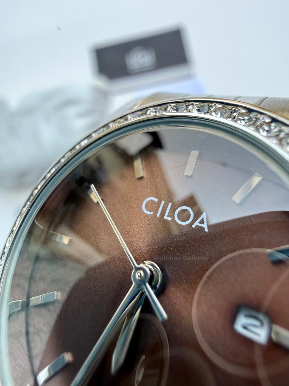 Ciloa 602 Datejust Ladies Watch Quartz (Chocolate) Ciloa Watch Pakistan