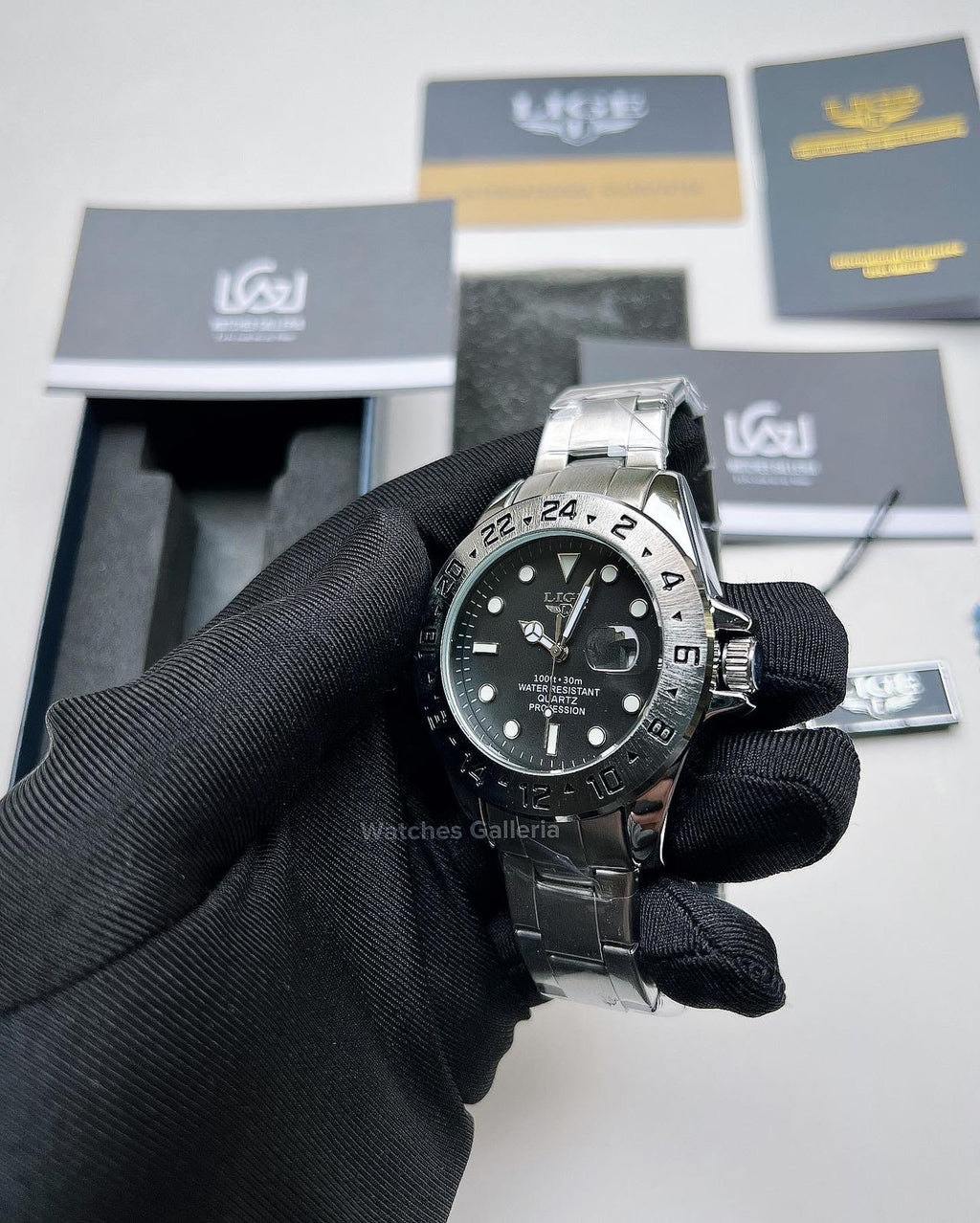 Lige Explorer II Quartz (Black) LG8946