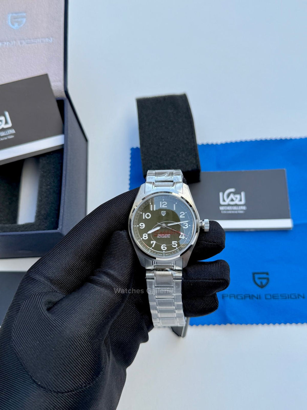 Pagani Design Spirit Pilot Automatic (Green) PD1717 Watches Galleria