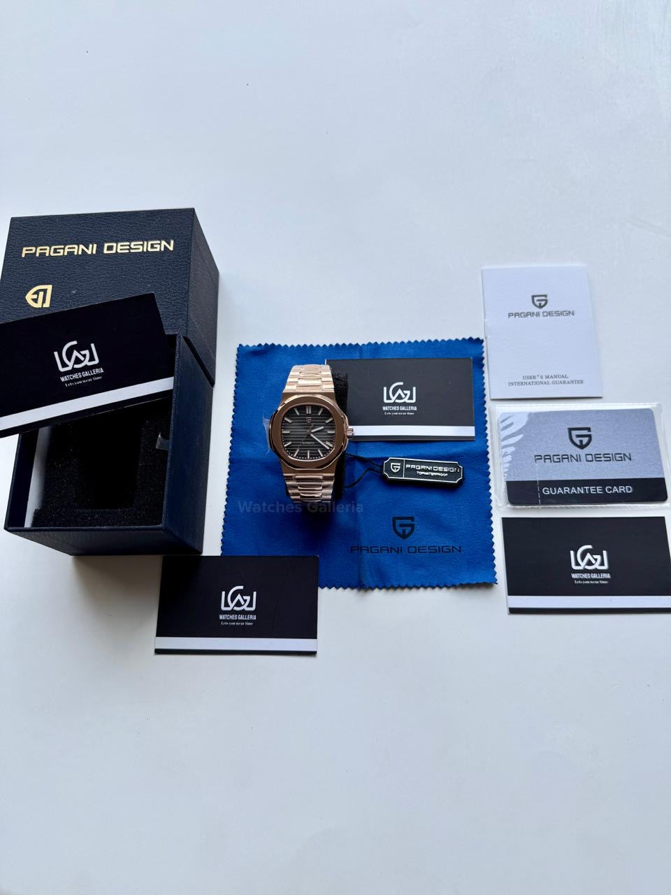 Pagani Design PD1728 Nautilus Automatic (Rose Gold Black Gradient) Pagani Design in Pakistan