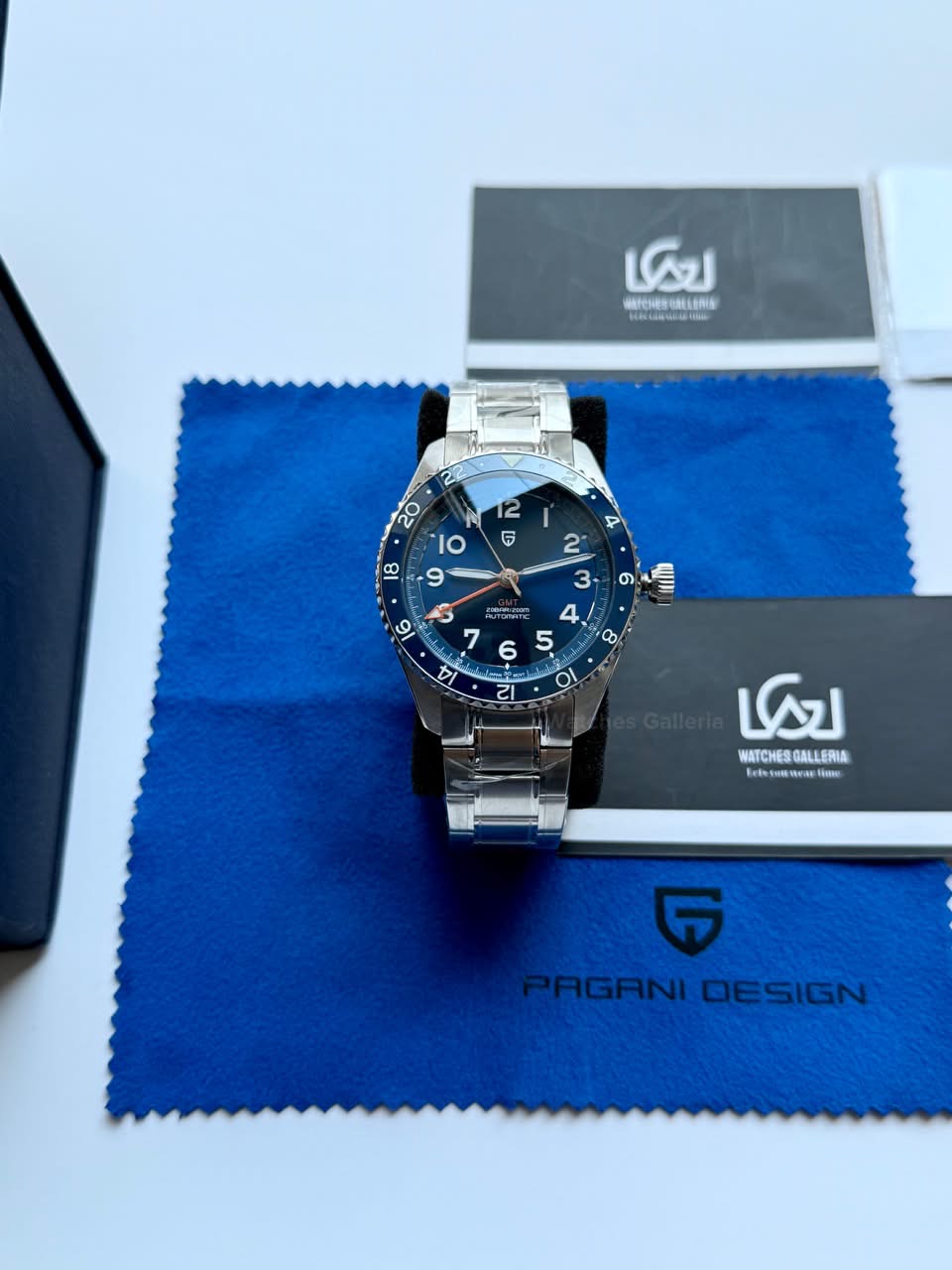 Pagani Design PD1784 GMT Automatic Watch – Seiko NH34 Dual Time Zone | 200M Waterproof Sapphire Crystal | Ceramic Bezel Luxury Sports Watch | Pagani Design Pakistan