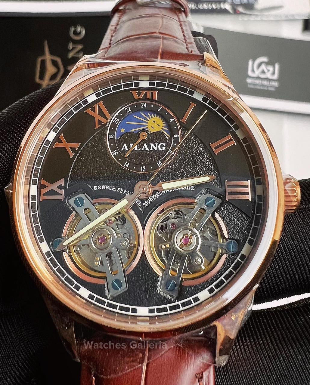 Ailang Double Flywheel Automatic (Brown/Black) AL8822