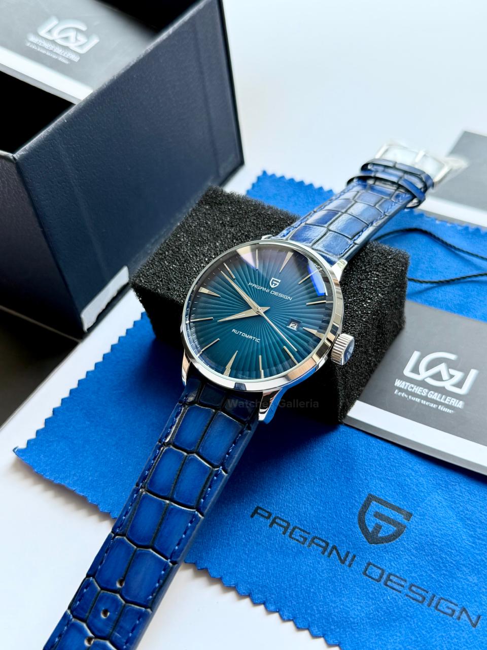 Pagani Design PD2770 Cocktail Automatic Watch Blue Dial – Luxury Men’s Mechanical Dress Watch in Pakistan | Watches Galleria