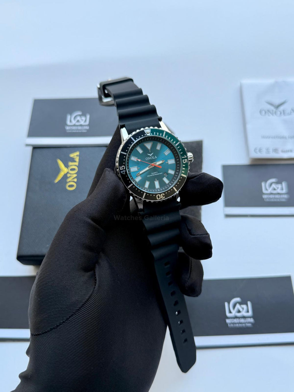 Onola 3850 Sports Diving Style Quartz (Blue/Black) Onola Pakistan