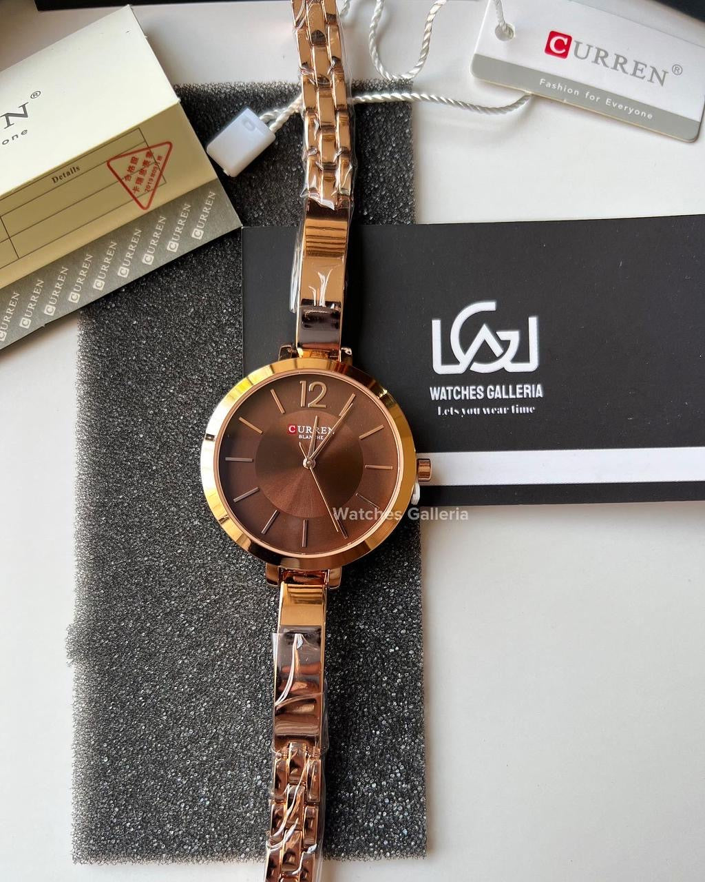 Curren Ladies Quartz Watch (Chocolate) C9012