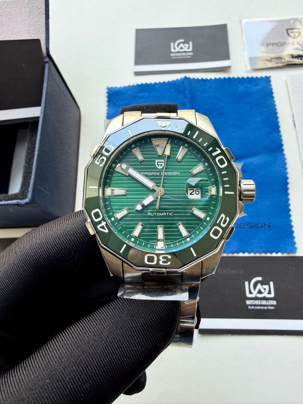 Pagani Design PD1617 Aquaracer Automatic (Green) Pagani Design in Pakistan