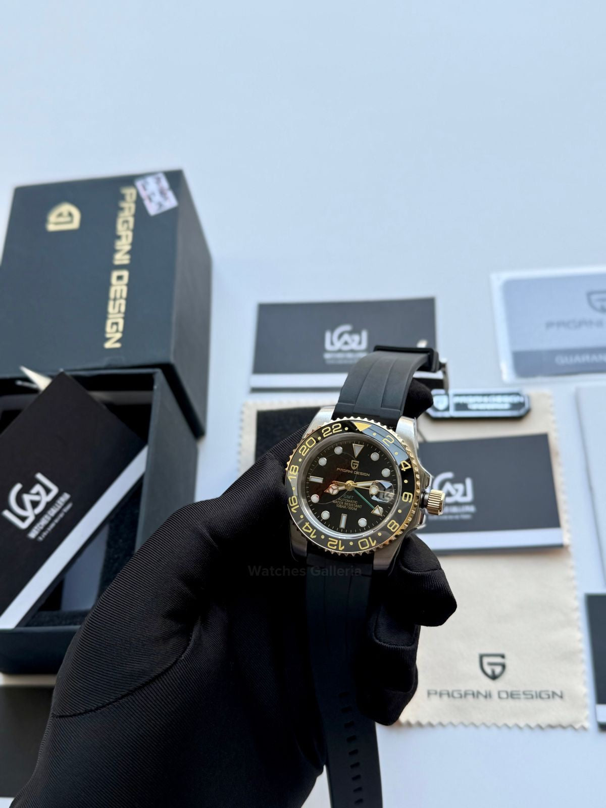 Pagani Design PD1662 GMT Master II Zombie Silicon Edition V6 in Pakistan – Automatic GMT Luxury Men’s Watch with Sapphire Crystal & Rotating Bezel