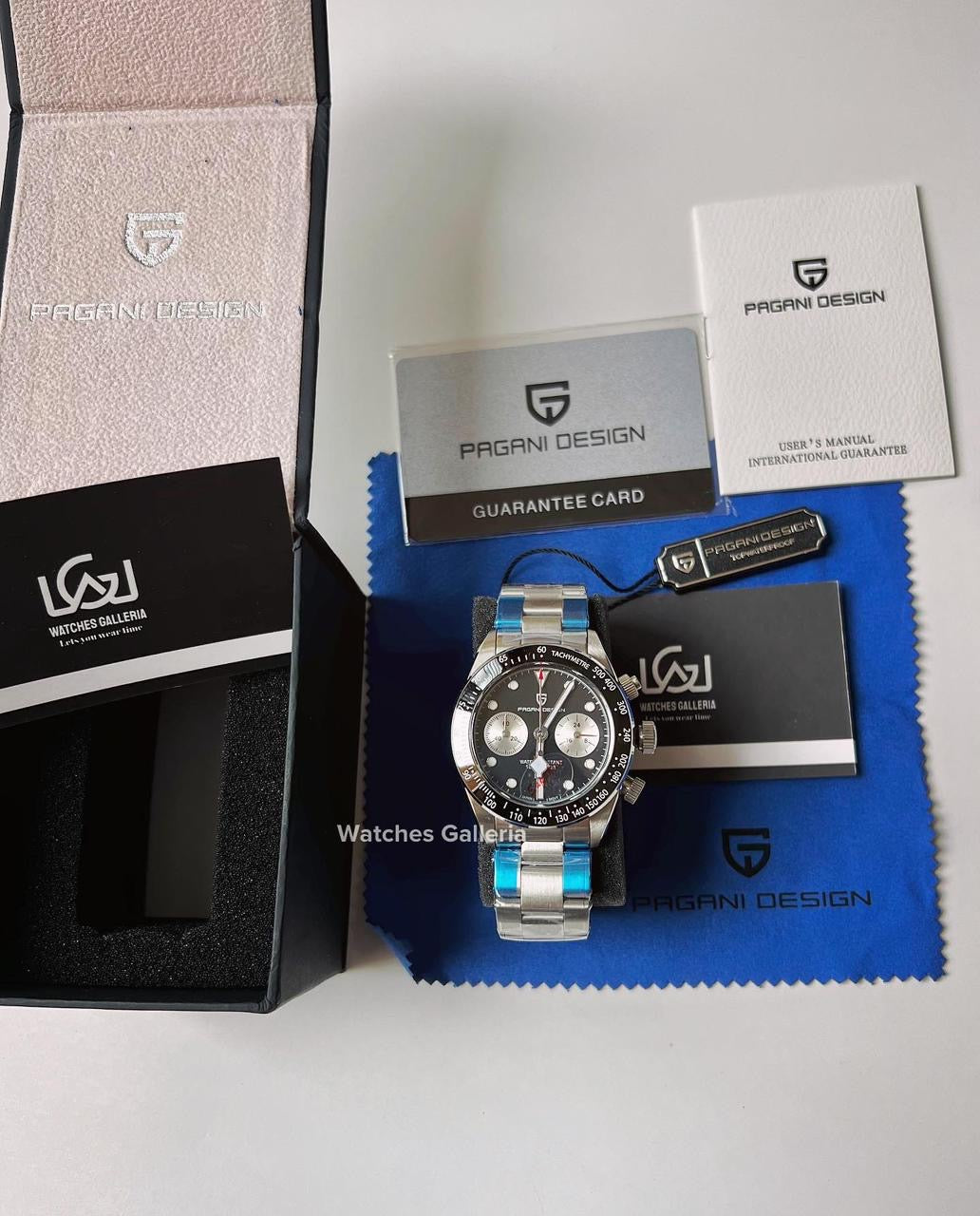 Pagani Design Black Bay Chronograph Quartz (Black) PD1718 “DISCONTINUED”