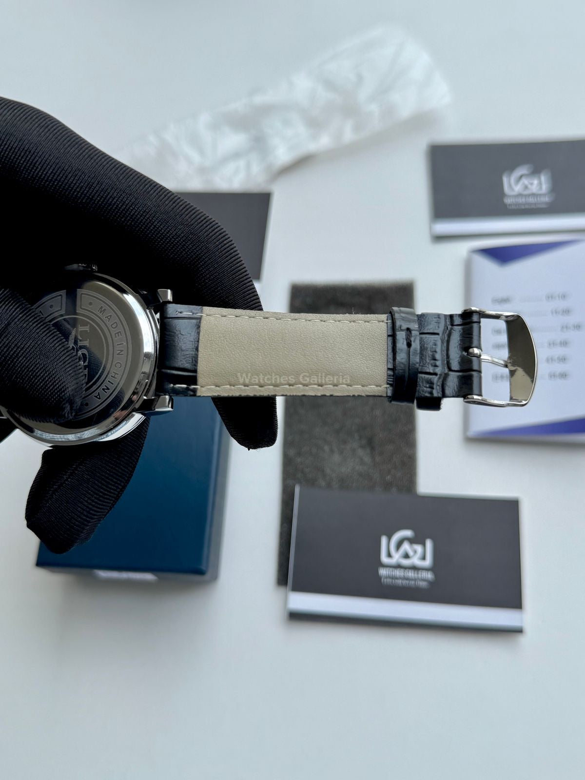 Lige Casino Watch Quartz (Silver Black) LG89161 Watches Galleria