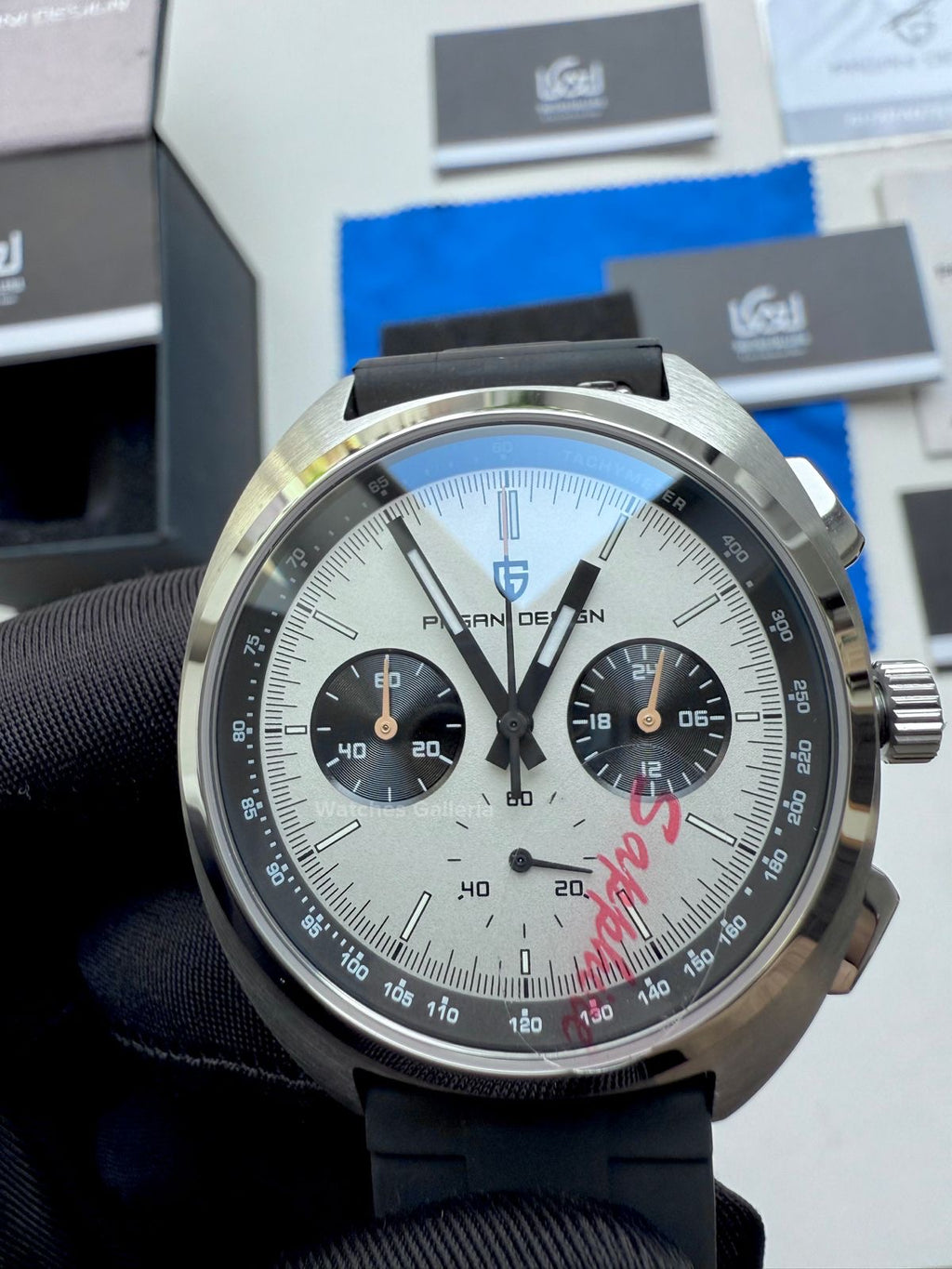 Pagani Design Vintage Chronograph Quartz PD1782 (White) Pagani Design in Pakistan