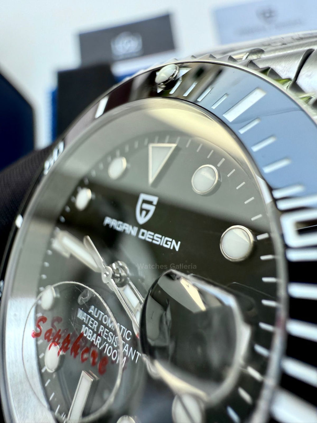 Pagani Design Submariner Date Automatic PD1661 (Black) Pagani Design in Pakistan