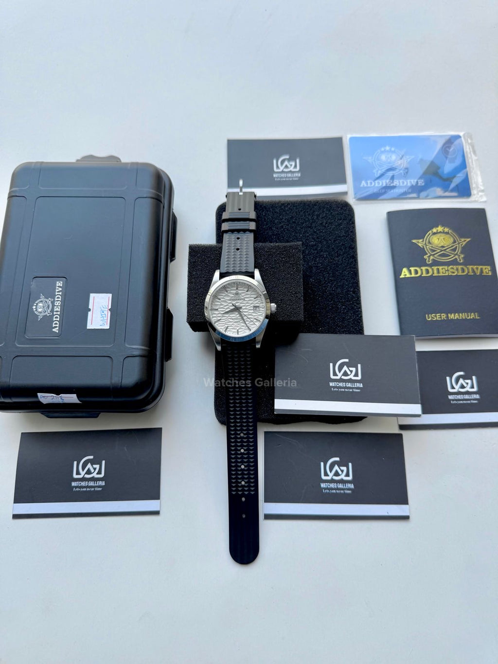 Addiesdive AD2118 Omiwatari White Silicon Edition “White” Addiesdive Watch in Pakistan