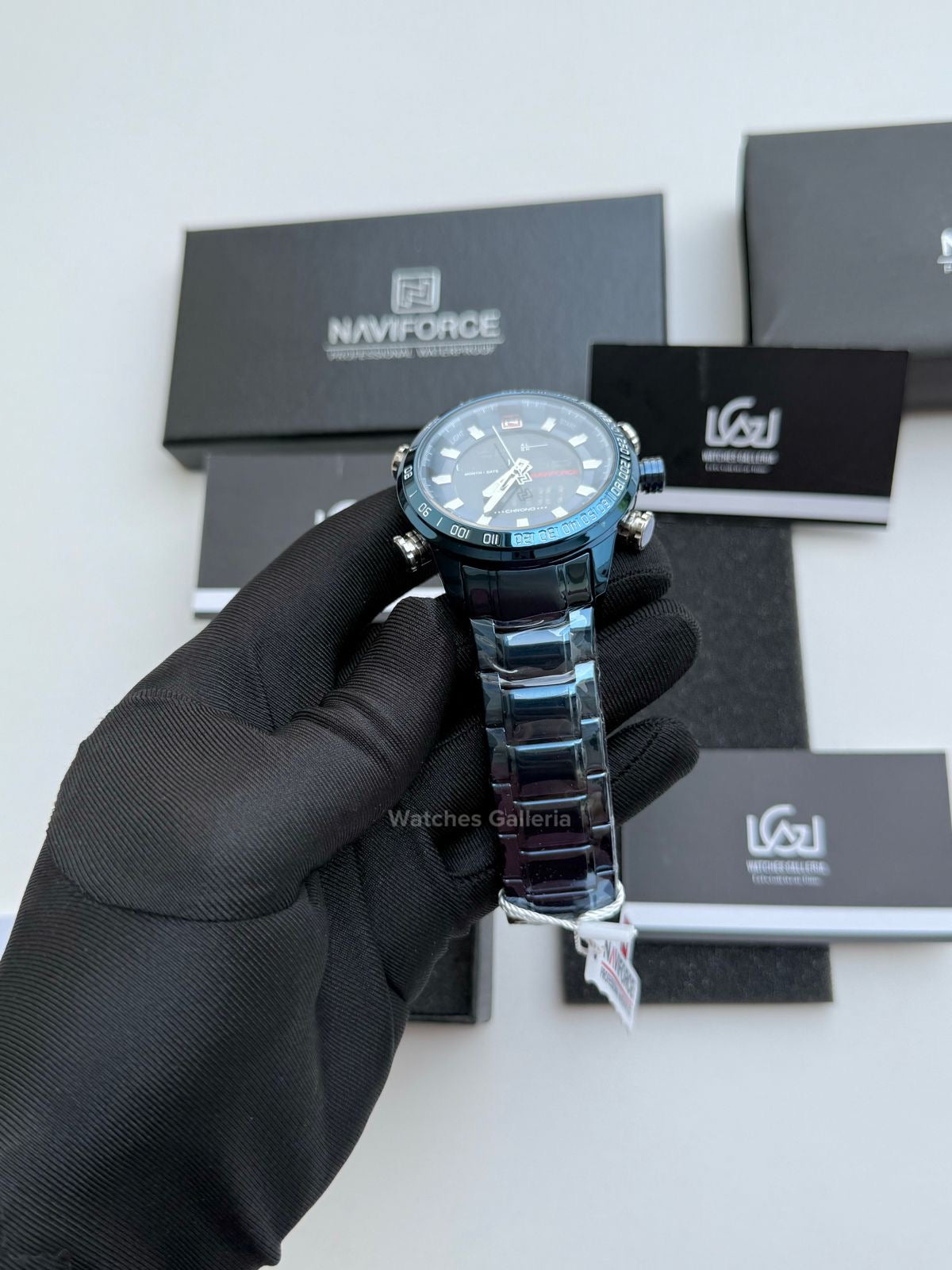Naviforce Dual Analog and Digital Watch (Blue) NF9093M Watches Galleria