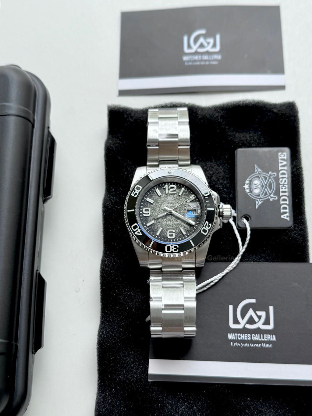 Addiesdive Submariner Gradient Quartz (Grey) AD2513 Watches Galleria © Copyrights All Right Reserved