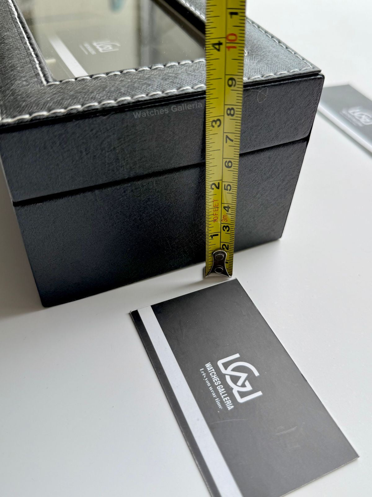 Watch Organizer Box (Black/White) | 3 Slots Watch Box | Watch Storage Box | Watch Box