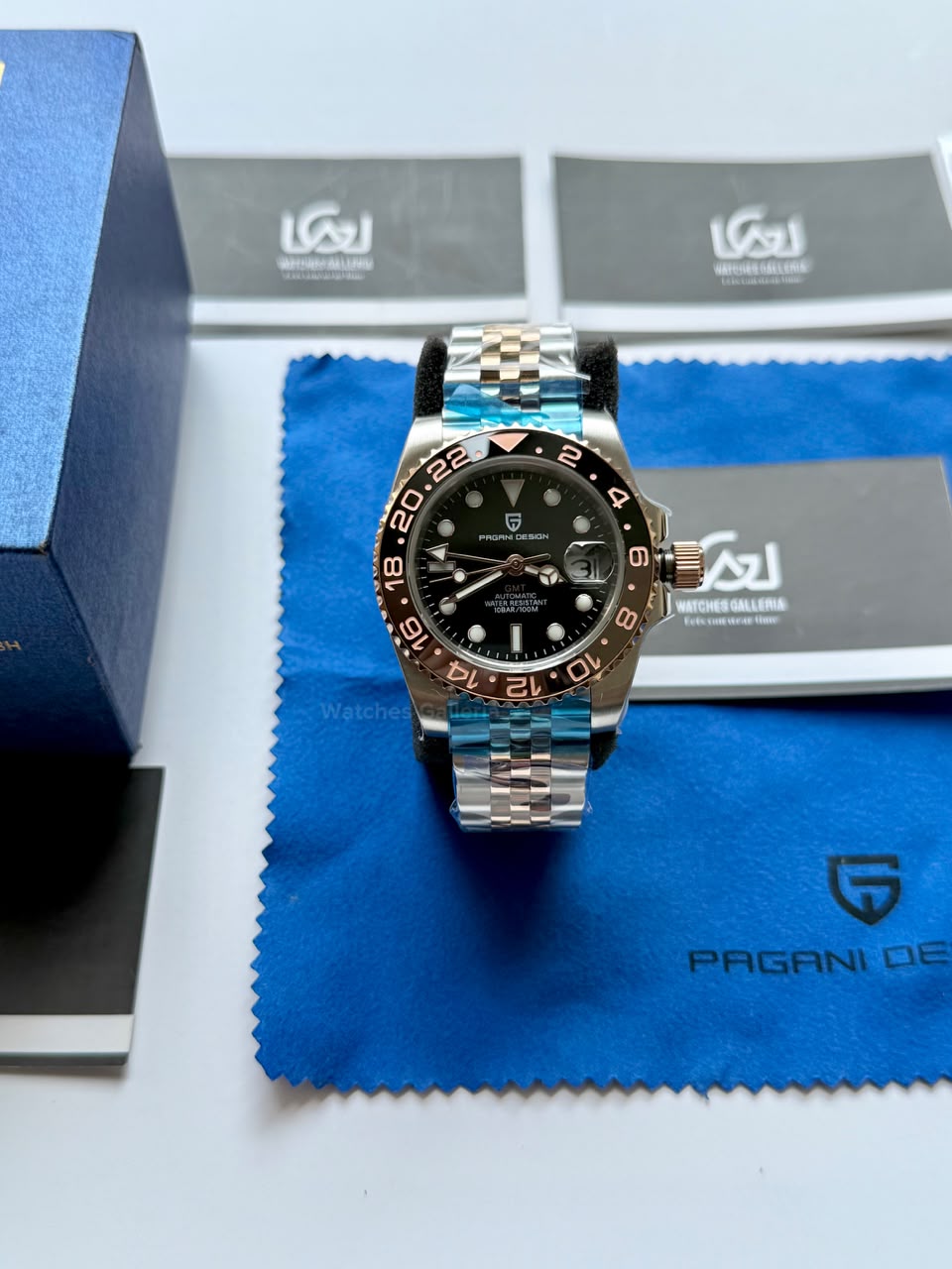 Pagani Design PD1662 GMT Master II Rootbeer Jubilee Limited Edition Automatic Watch | DG5833 GMT | Sapphire Crystal | 100M Waterproof | Pakistan