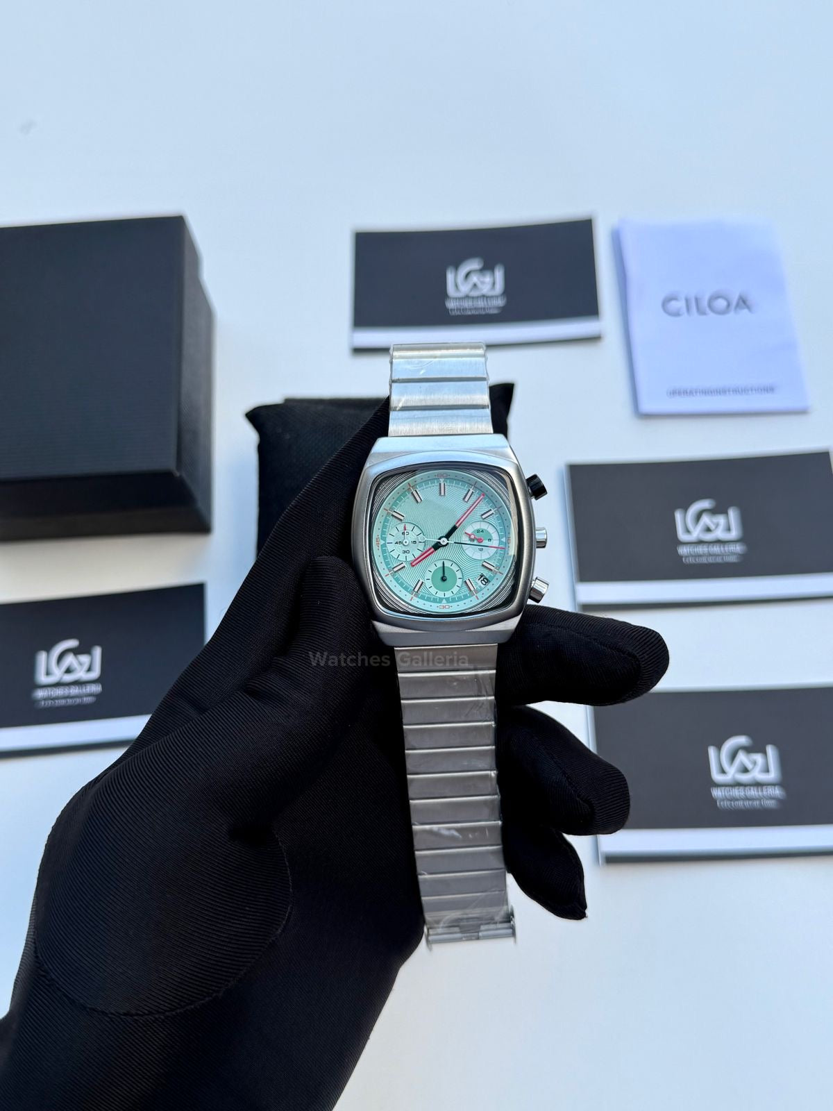 Ciloa Aqua Chronograph Steel Quartz ciloa501 Watches Galleria