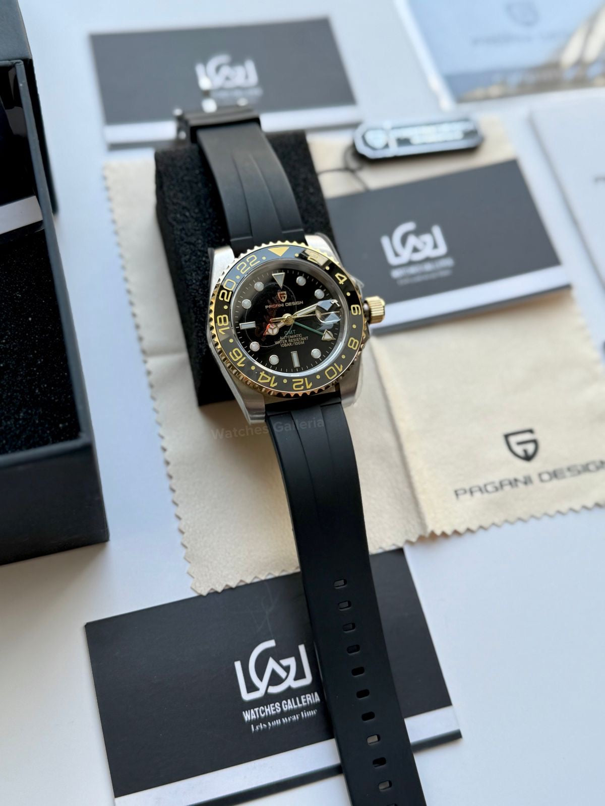 Pagani Design PD1662 GMT Master II Zombie Silicon Edition V6 in Pakistan – Automatic GMT Luxury Men’s Watch with Sapphire Crystal & Rotating Bezel
