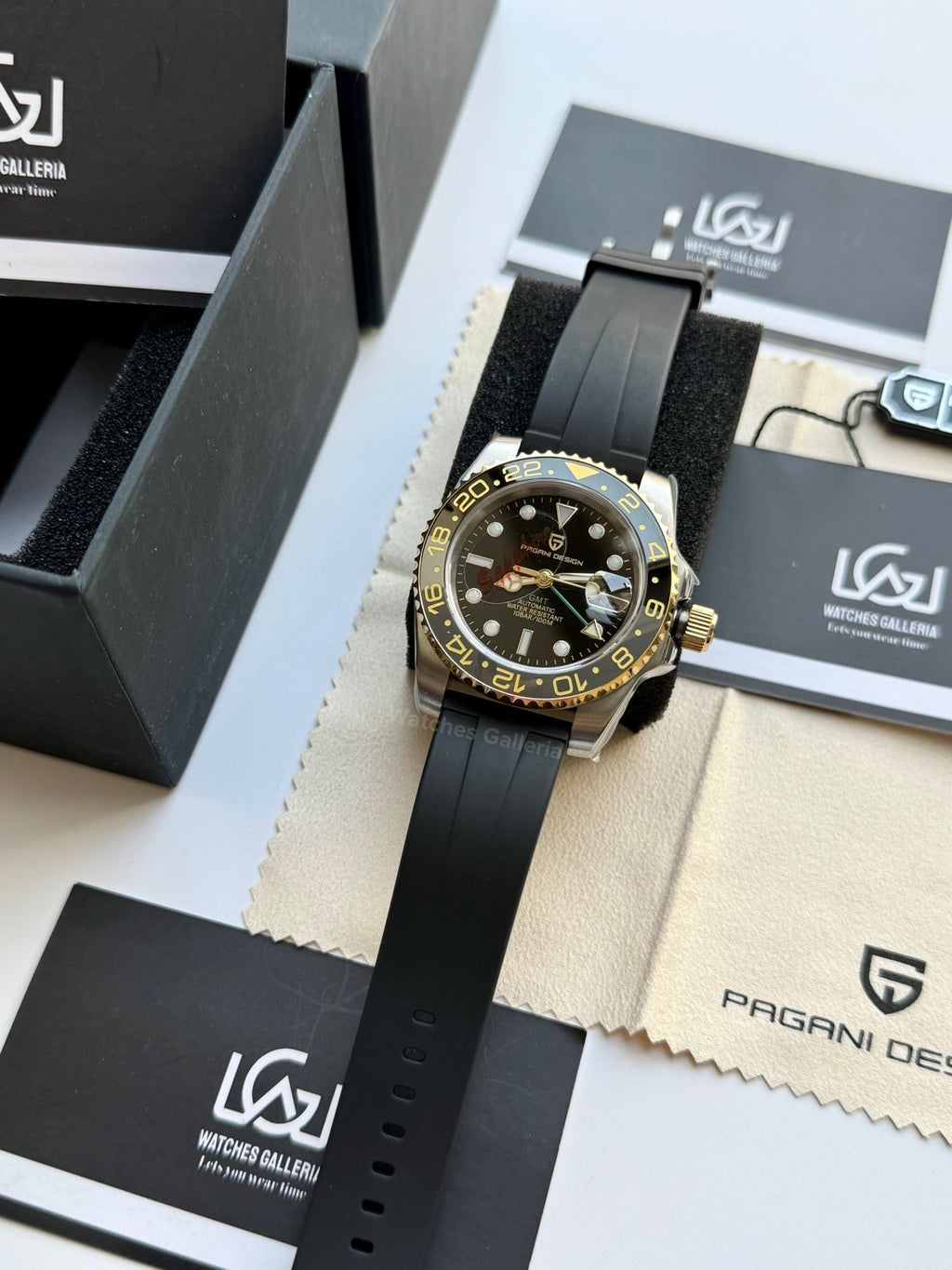 Pagani Design PD1662 GMT Master II Zombie Silicon Edition V6 in Pakistan – Automatic GMT Luxury Men’s Watch with Sapphire Crystal & Rotating Bezel