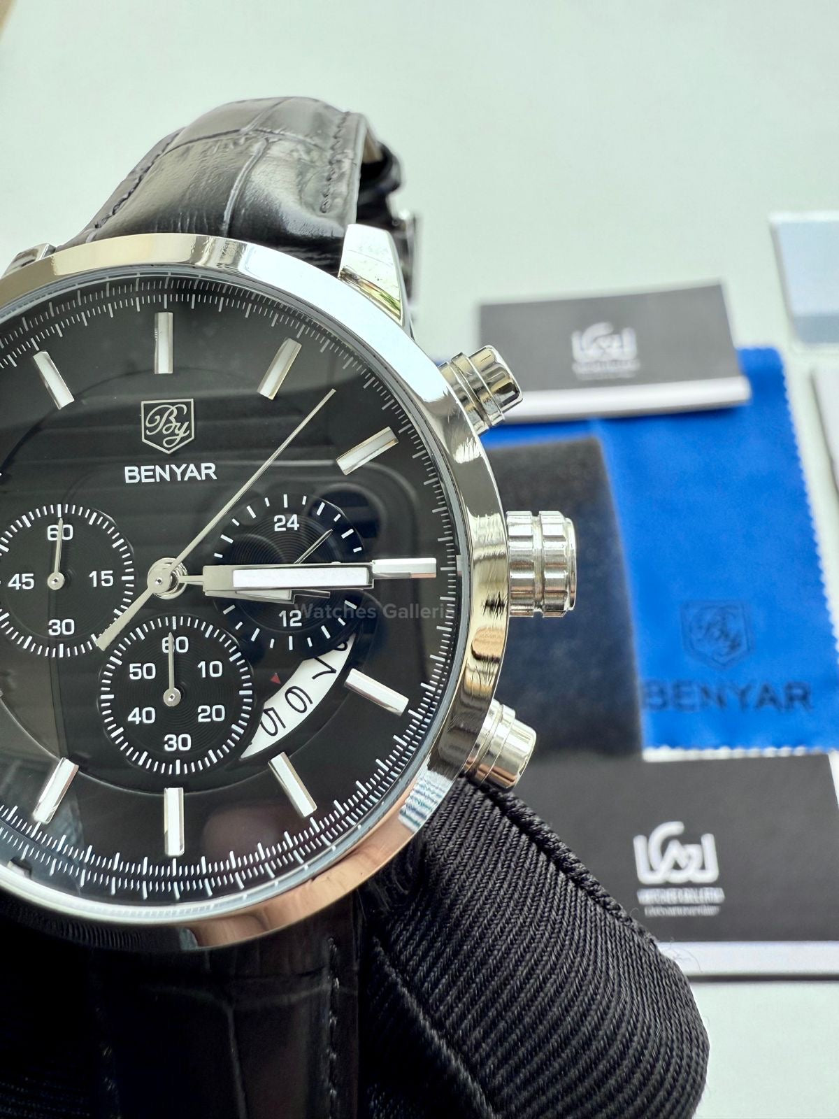 Benyar Classic Calendar Quartz (Black) BY5104 Watches Galleria