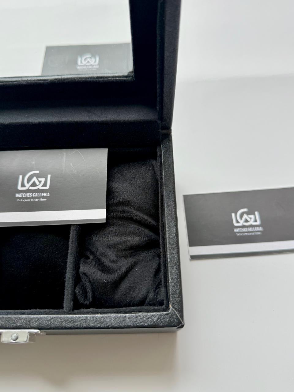 Watch Organizer Box (Black) | 3 Slots Watch Box | Watch Storage Box | Watch Box