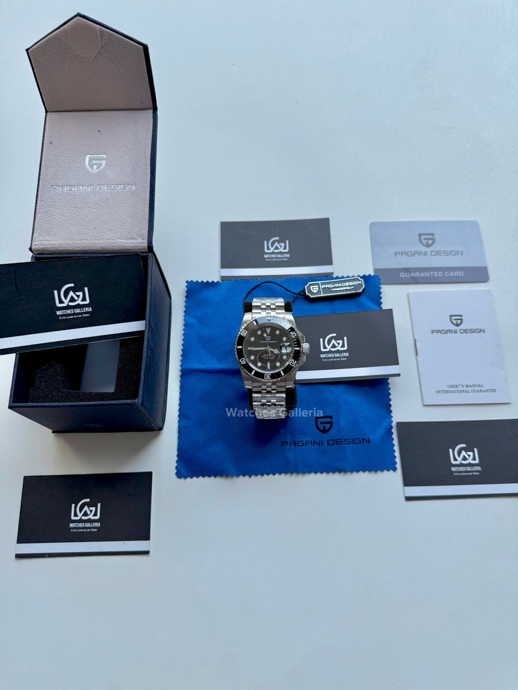 Pagani Design Submariner Date Automatic PD1661 (Black) Pagani Design in Pakistan