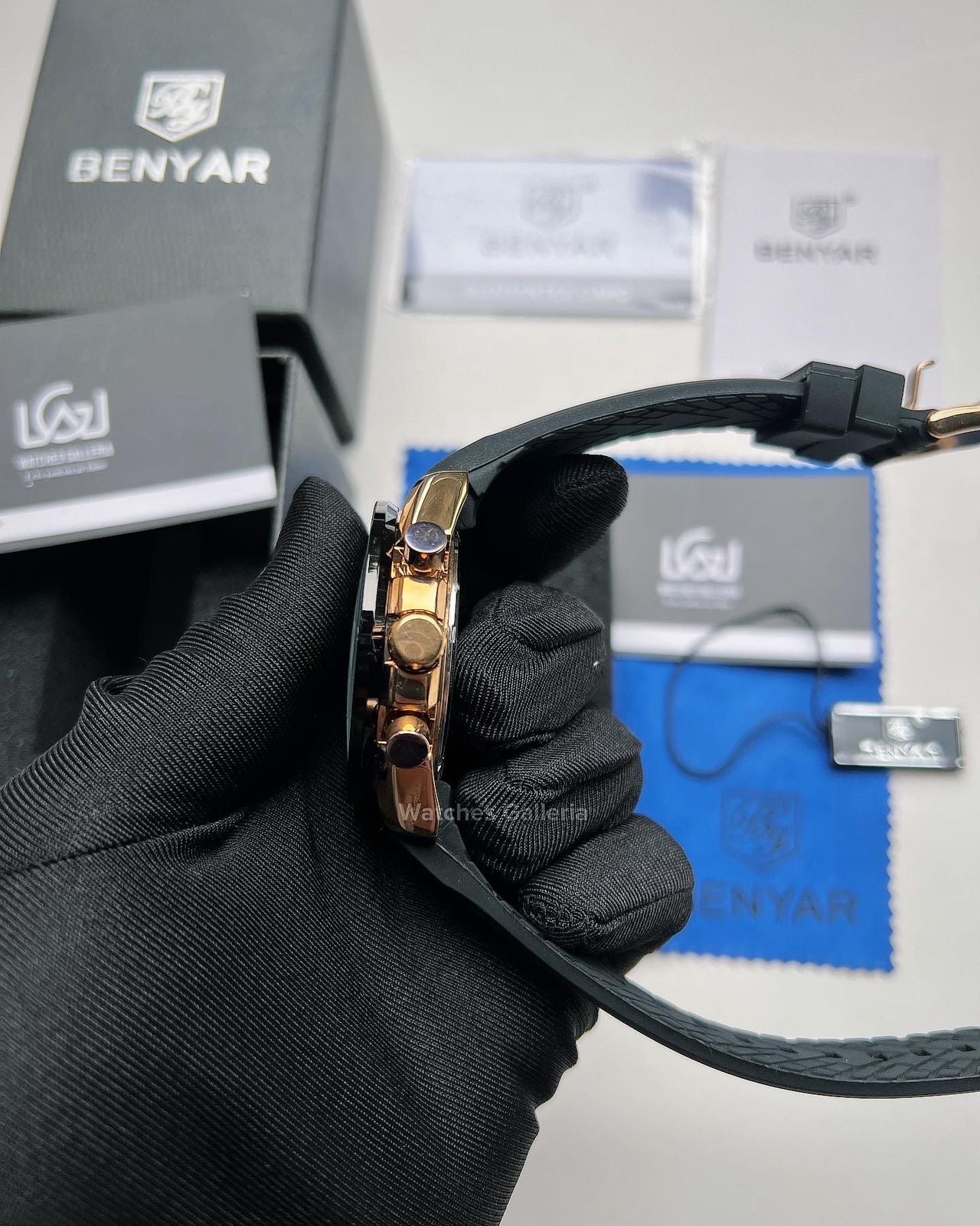 Benyar Speedmaster Quartz (Gold Black) BY5140