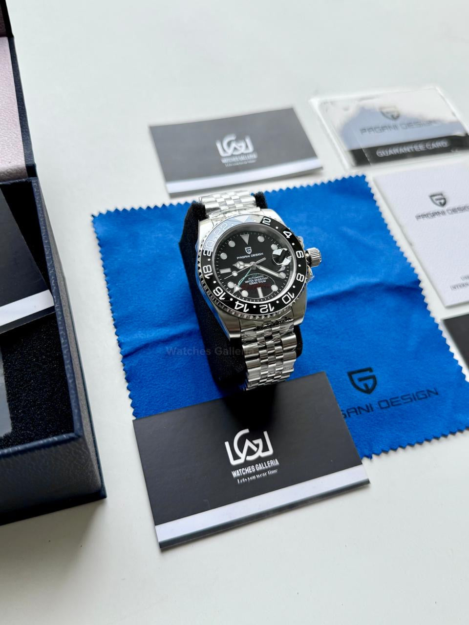 Pagani Design PD1662 GMT Master II Jubilee Edition Automatic (All Black) Pagani Design in Pakistan