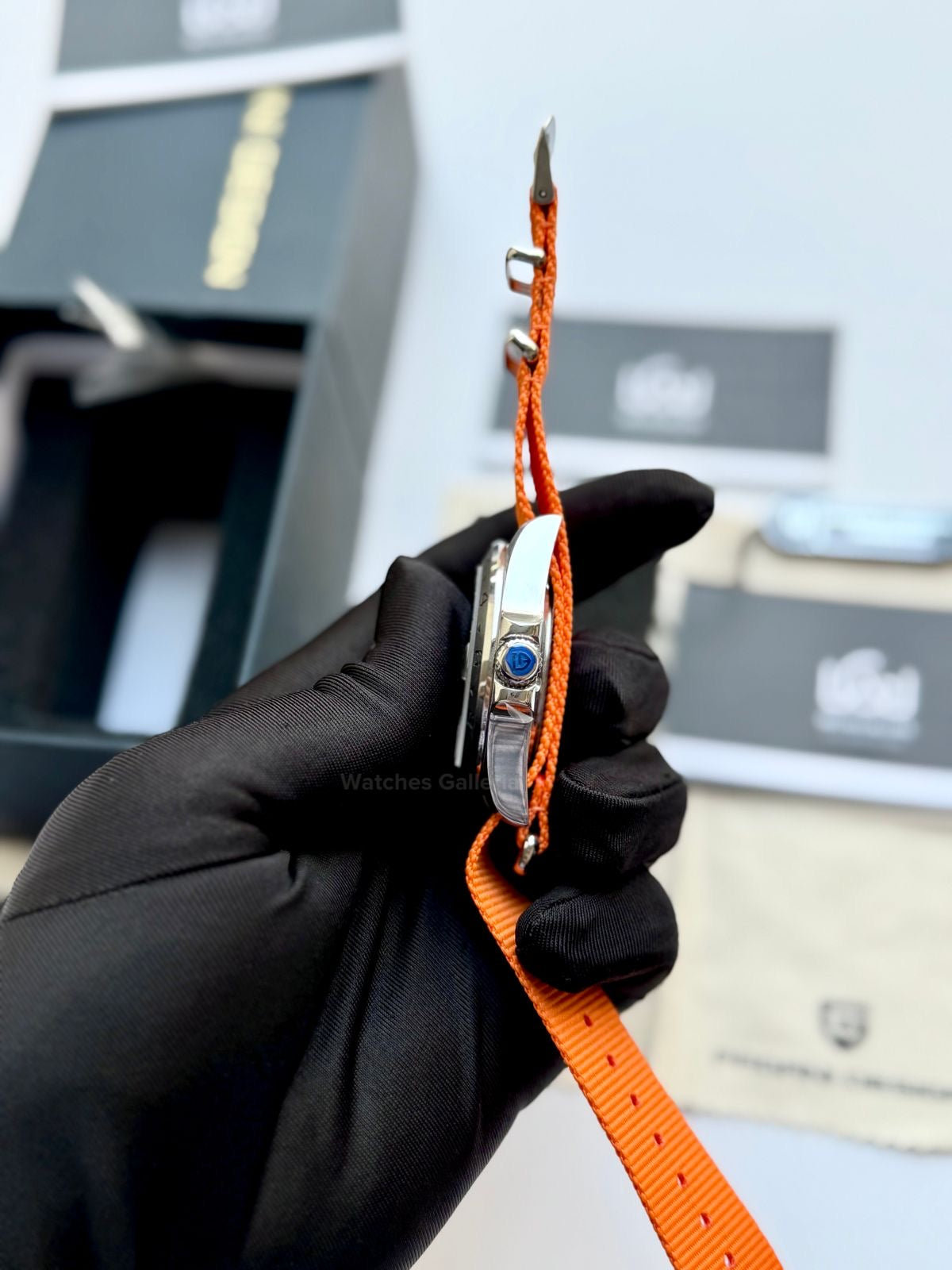 Pagani Design PD1682 Explorer II Black 42mm GMT Automatic – Sapphire Glass | NATO Strap | 100M WR