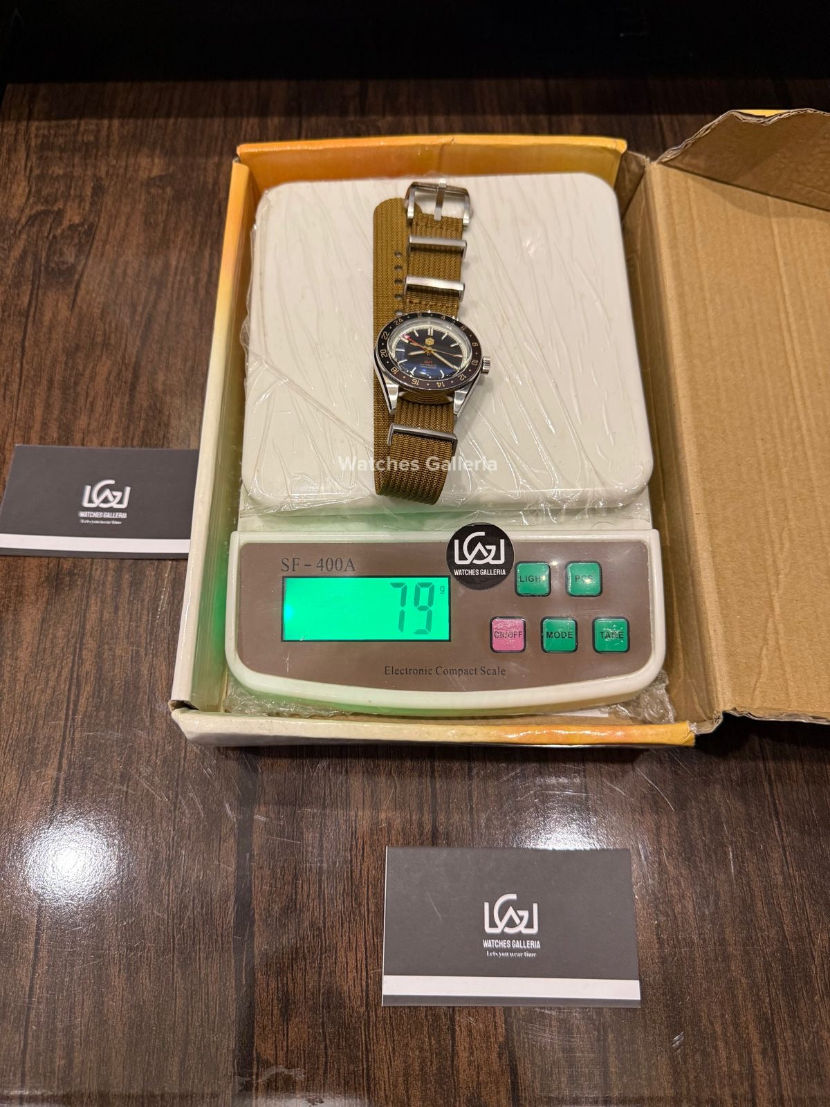 San Martin GMT RootBeer Automatic (Khaki Nato Straps) SN0116 Watches Galleria