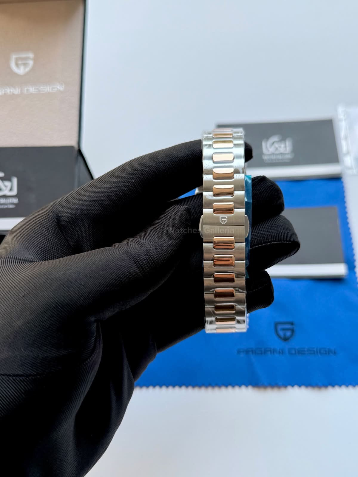 Pagani Design PDys025 Nautilus Flywheel Rose Gold 42mm Automatic Watch – Sapphire Crystal | E3251 Movement | 5ATM