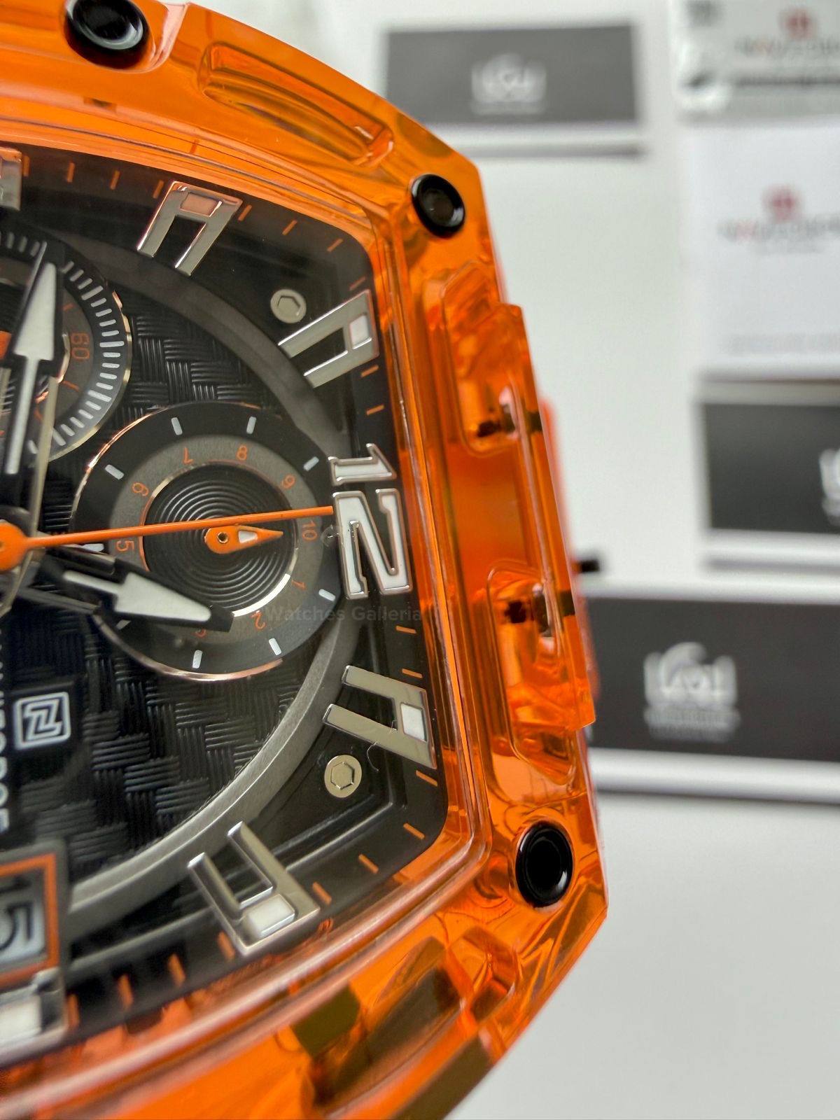 Naviforce NF7105 Tonneau Watch (Orange) Naviforce Watch in Pakistan