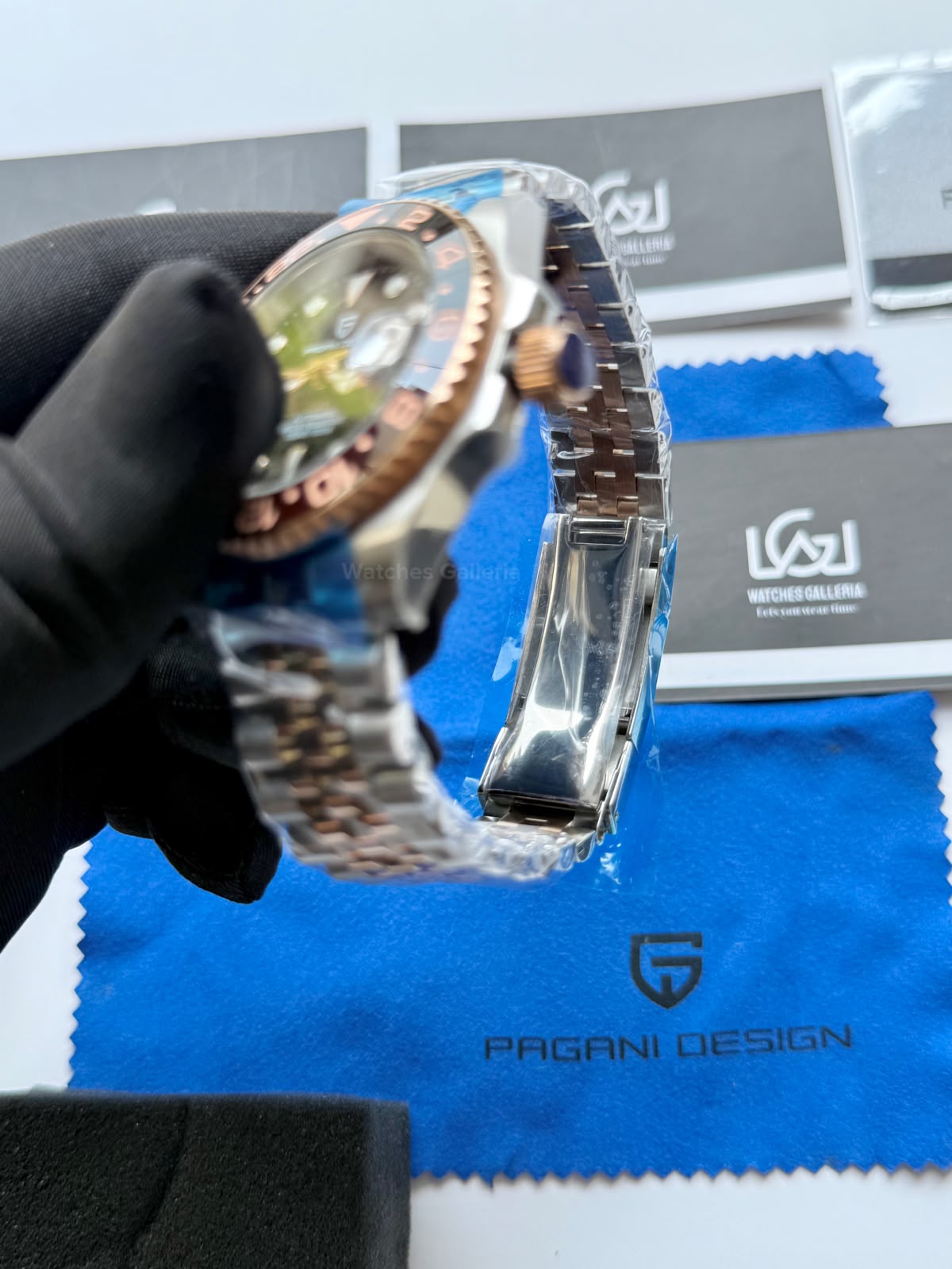 Pagani Design PD1662 GMT Master II Rootbeer Jubilee Limited Edition Automatic Watch | DG5833 GMT | Sapphire Crystal | 100M Waterproof | Pakistan
