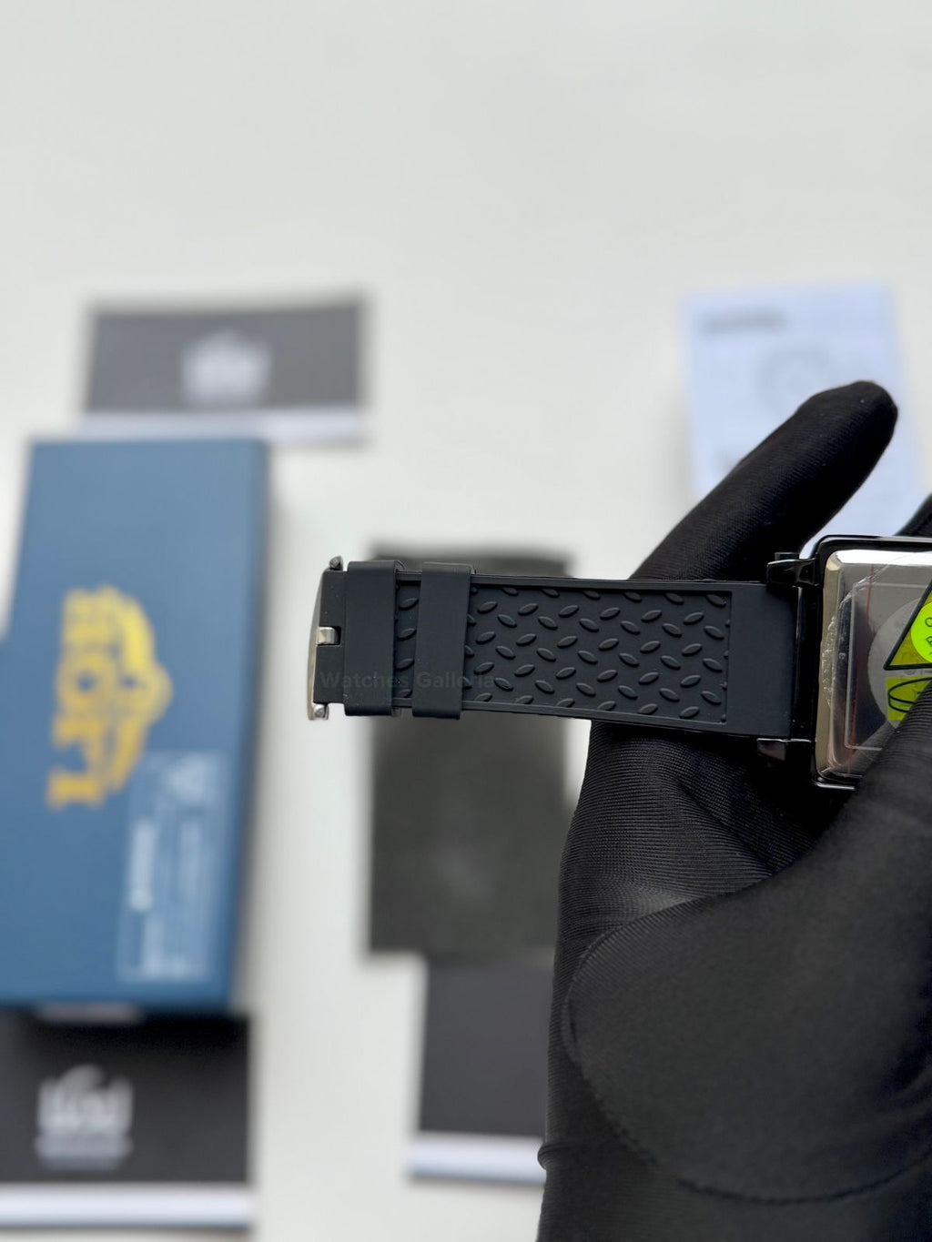 Lige Watch LG8935 Square Chronograph (Black) Lige Watch Pakistan