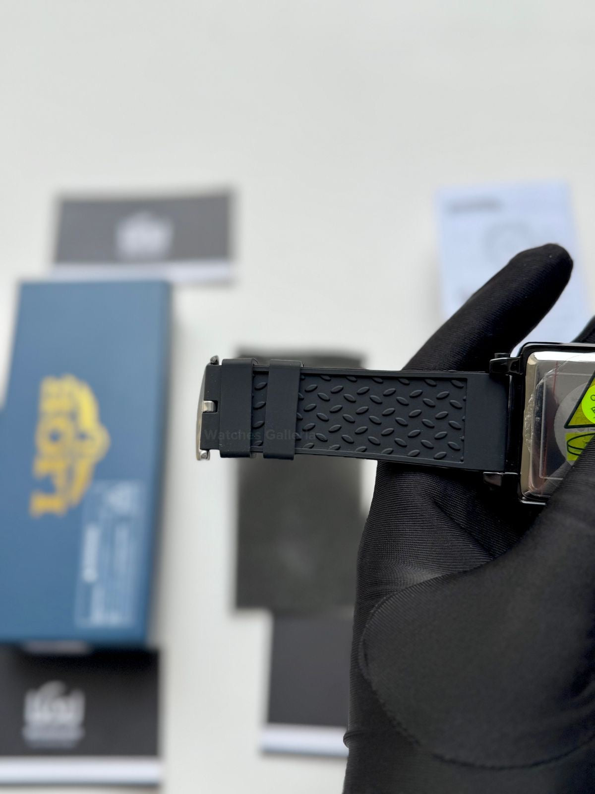 Lige Watch LG8935 Square Chronograph (Black) Lige Watch Pakistan