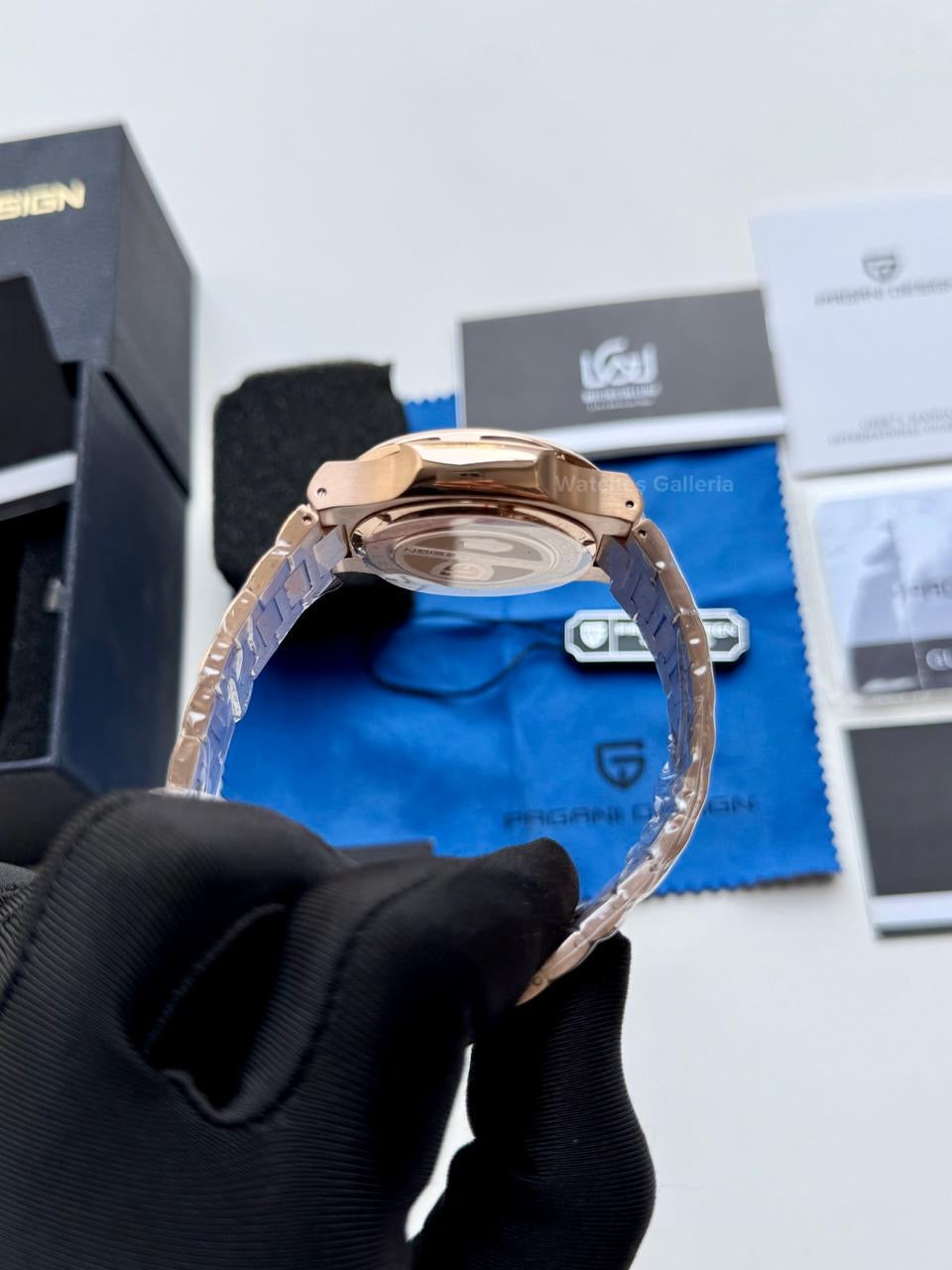 Pagani Design PD1728 Nautilus Automatic (Rose Gold Black Gradient) Pagani Design in Pakistan