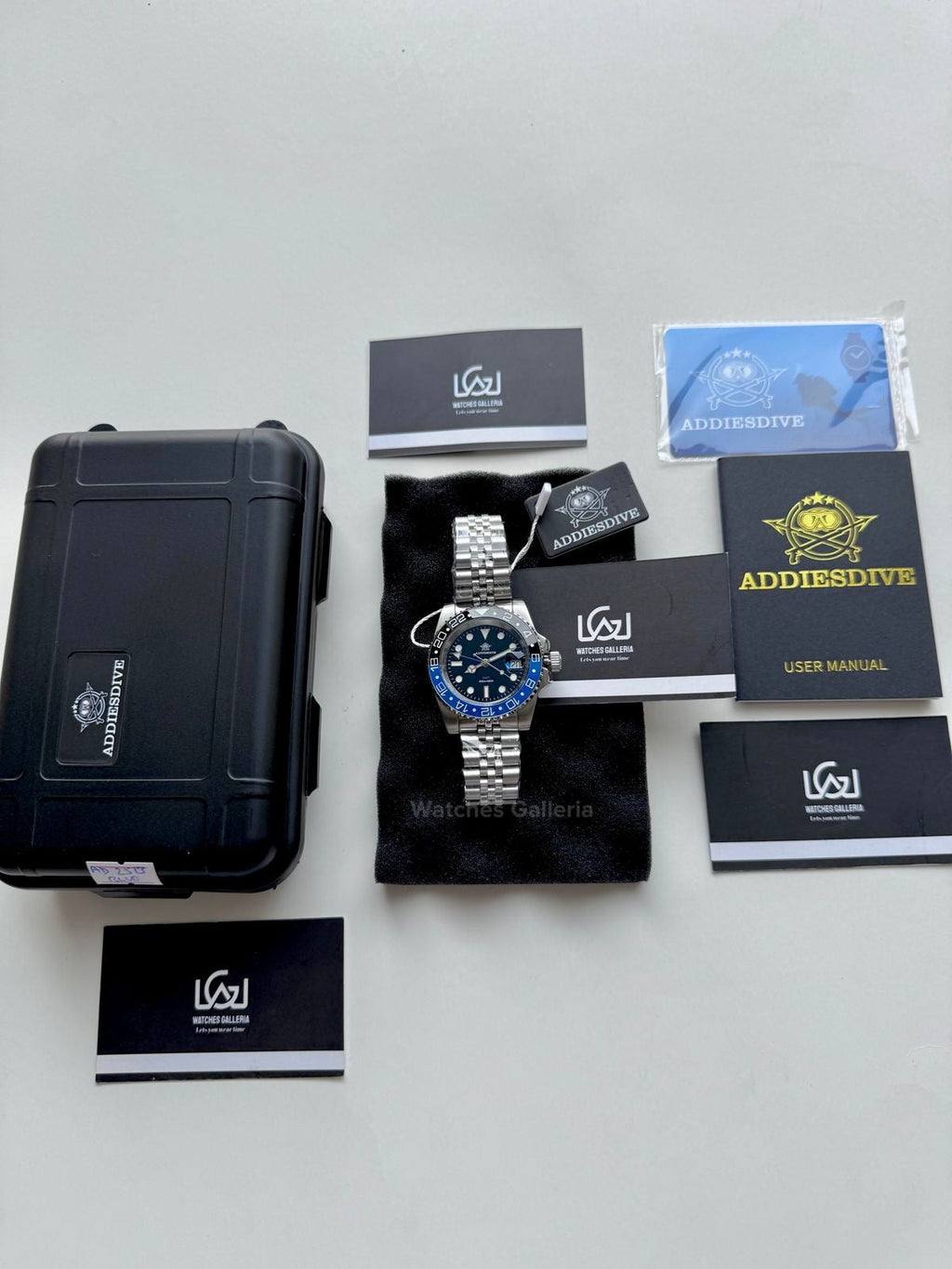 Addiesdive GMT Master Quartz (Batgirl) AD2050 Watches Galleria © Copyrights All Right Reserved