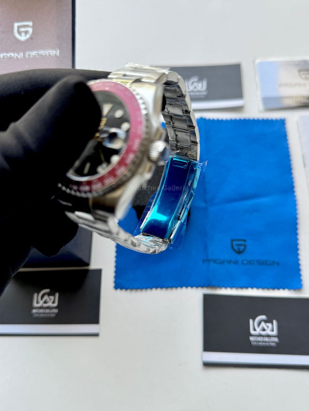 Pagani Design PD1758 World Time GMT Automatic (Red) | Pagani Design Pakistan | PD-1758