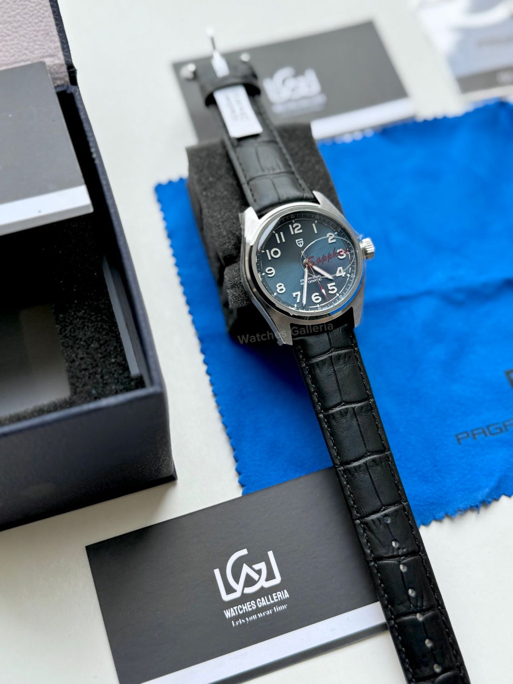 Pagani Design PD1717 Spirit Pilot (Blue/Black Leather Exclusive) Pagani Design Watch Pakistan