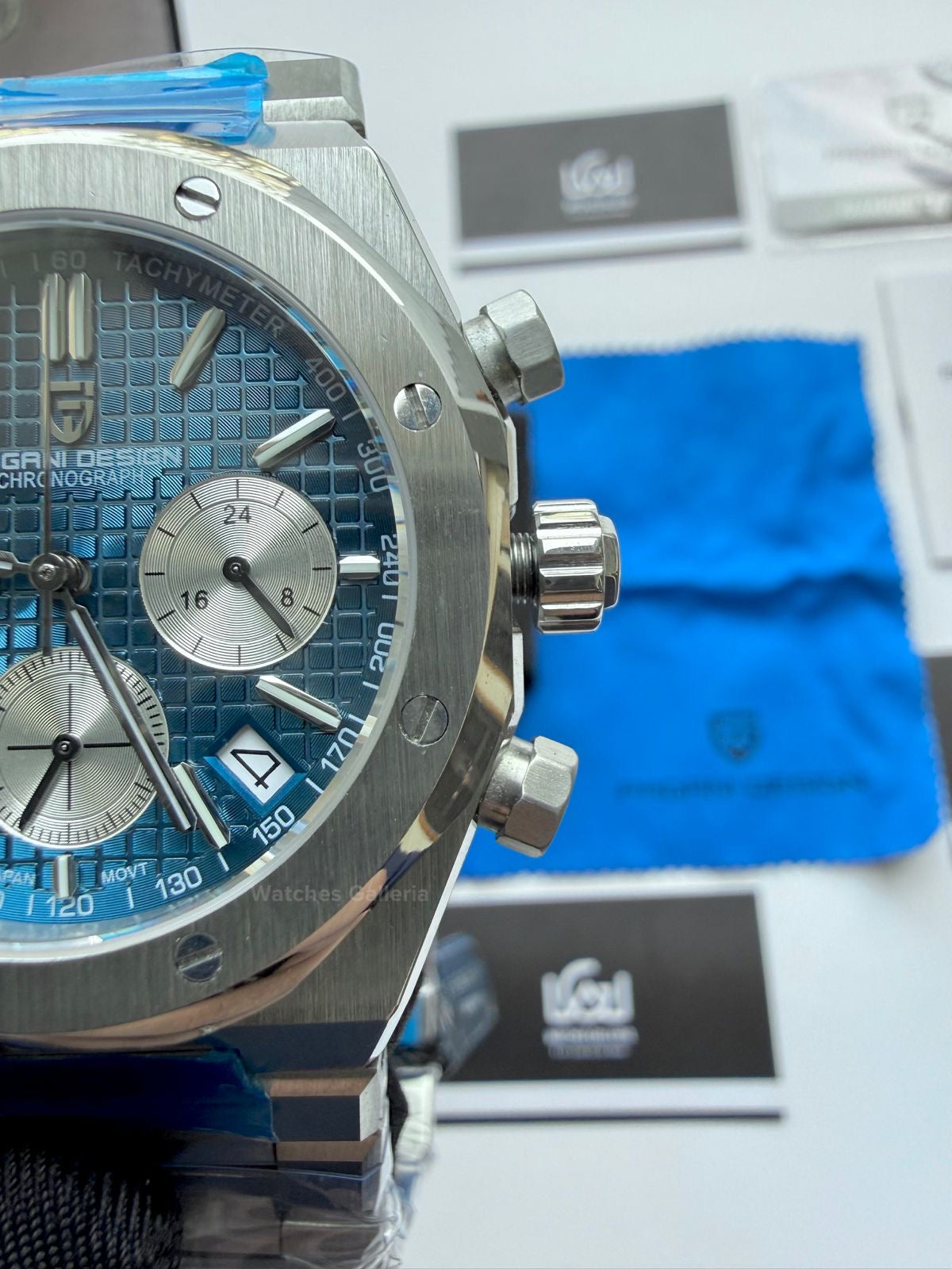 Pagani Design PD1707 Royal Oak Chronograph (Black Dial) Pagani Design Pakistan