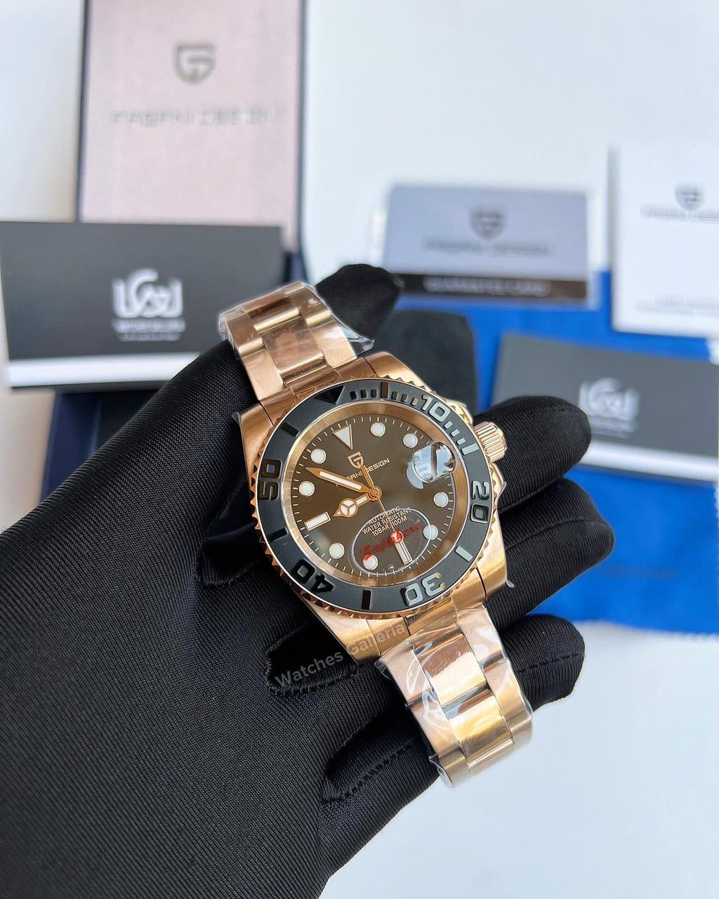 Pagani Design YachtMaster Automatic (Rose Gold) PD1651 (Special Edition)