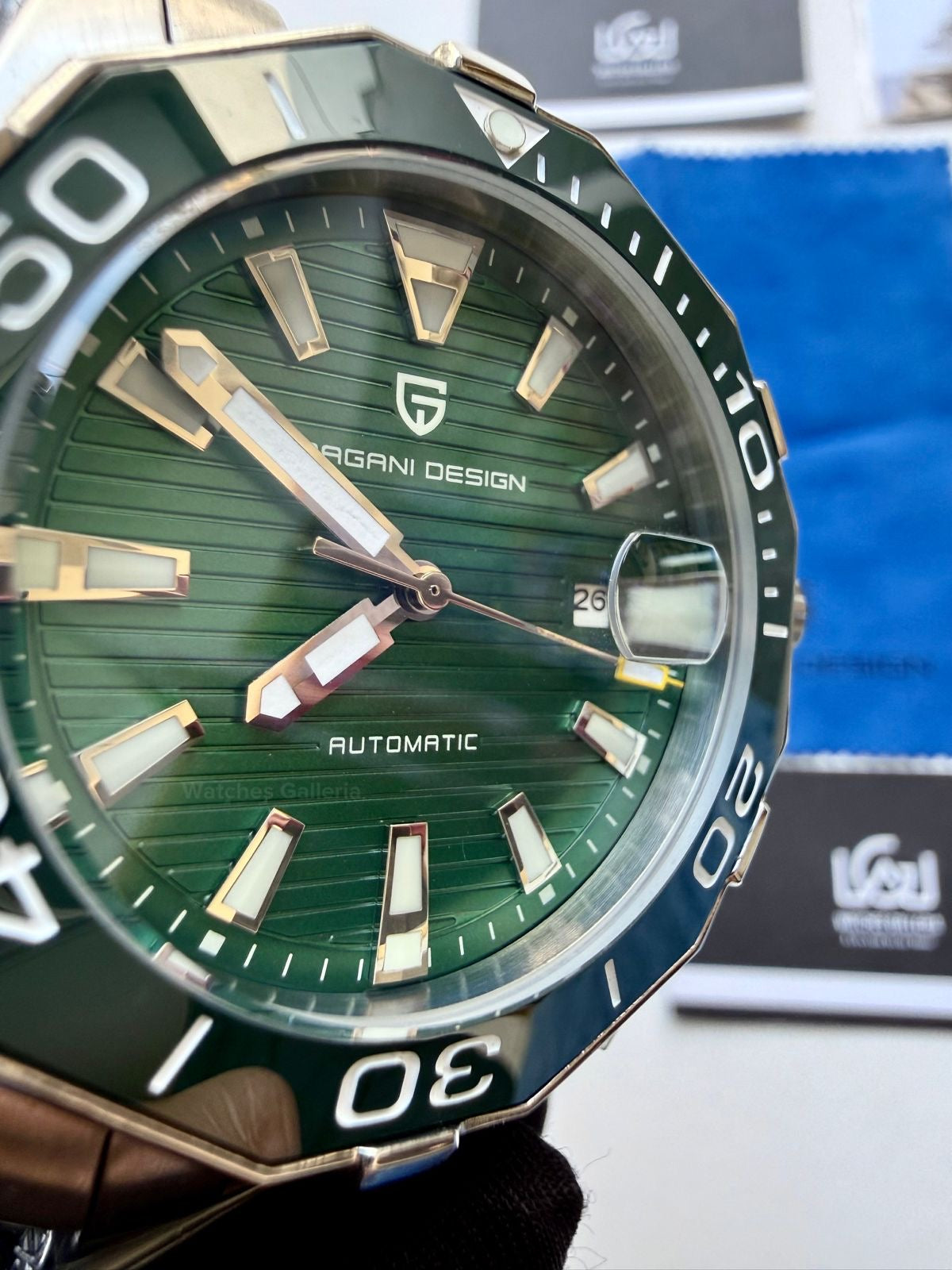 Pagani Design PD1617 Aquaracer Automatic (Green) Pagani Design in Pakistan