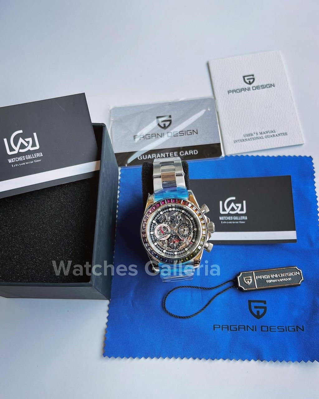 Pagani Design Rainbow Skeleton Automatic PD1653