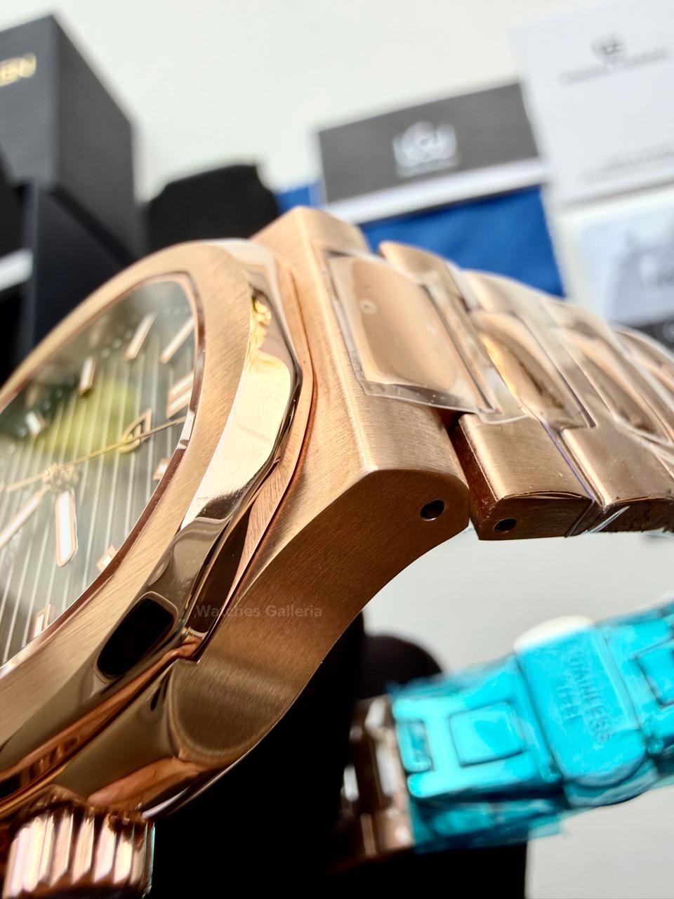 Pagani Design PD1728 Nautilus Automatic (Rose Gold Black Gradient) Pagani Design in Pakistan