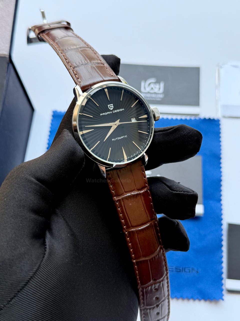 Pagani Design PD2770 Cocktail Automatic Watch Brown Black Dial – Luxury Men’s Mechanical Dress Watch in Pakistan | Watches Galleria