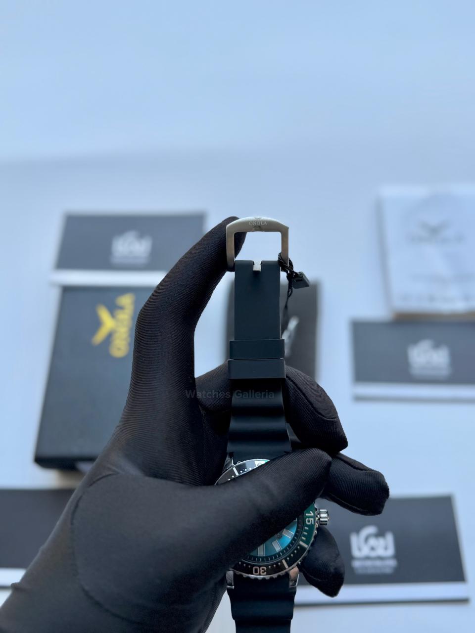 Onola 3850 Sports Diving Style Quartz (Blue/Black) Onola Pakistan