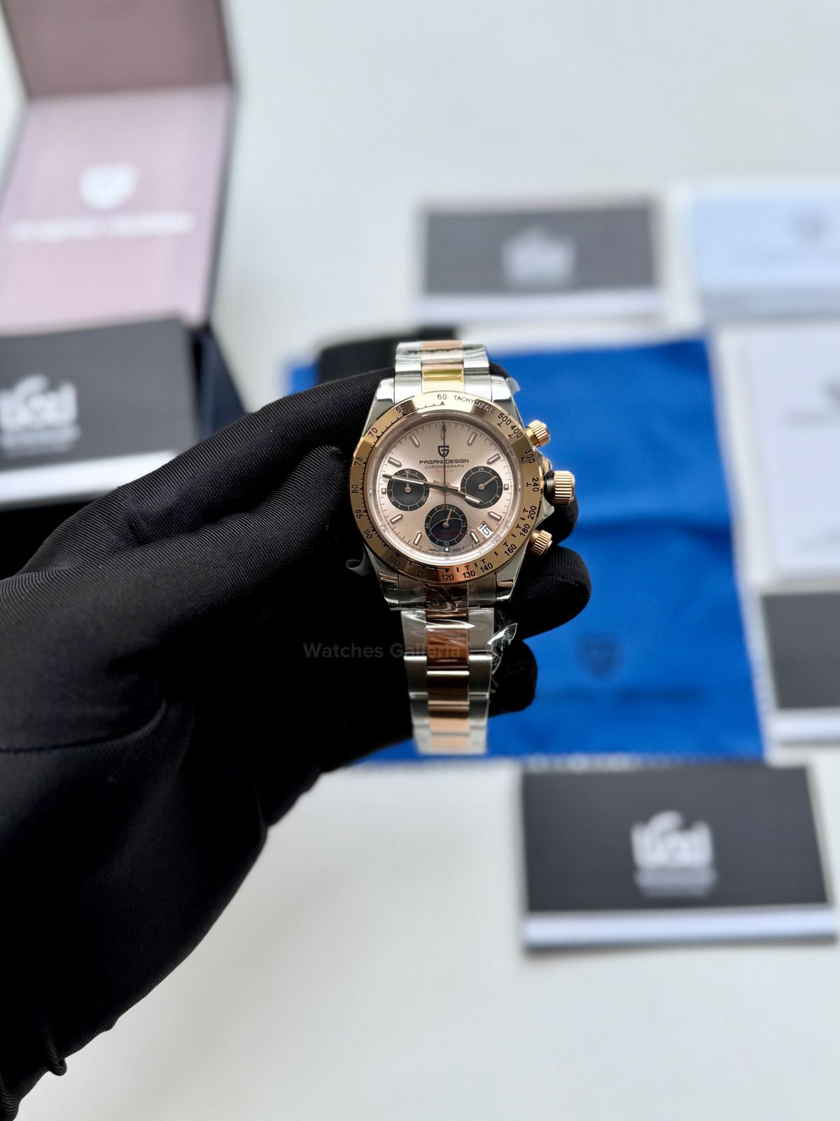 Pagani Design Daytona Quartz (Rose Gold Two Tone) PD1644